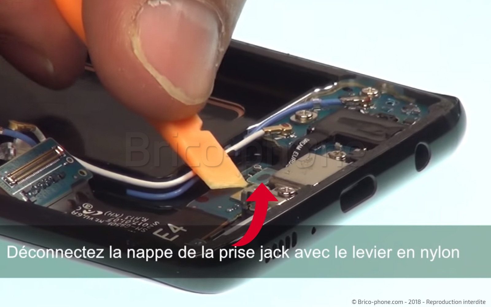 Changement d'écran (vitre+AMOLED) sur Galaxy S8 photo 2